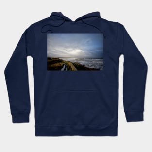 Winter sunshine at the coast Hoodie